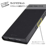 耐衝撃 手帳型レザーケース TETRA サイドマグネット