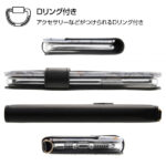 手帳型レザーケース 花柄 ハンドストラップ付