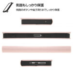 耐衝撃 手帳型レザーケース TETRA サイドマグネット プレート付き