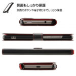 手帳型ケース シンプル マグネット