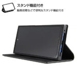 『ディズニーキャラクター』/耐衝撃 手帳型レザーケース サイドマグネット