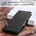 『ディズニーキャラクター』/耐衝撃 手帳型レザーケース サイドマグネット