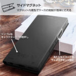 『ディズニーキャラクター』/耐衝撃 手帳型レザーケース サイドマグネット