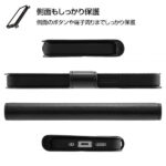 耐衝撃 手帳型ケース シンプル マグネット
