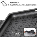 耐衝撃 手帳型レザーケース TETRA サイドマグネット