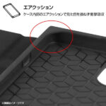 耐衝撃 手帳型レザーケース サイドマグネット スクエア