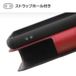 耐衝撃 手帳型レザーケース シンプル マグネット