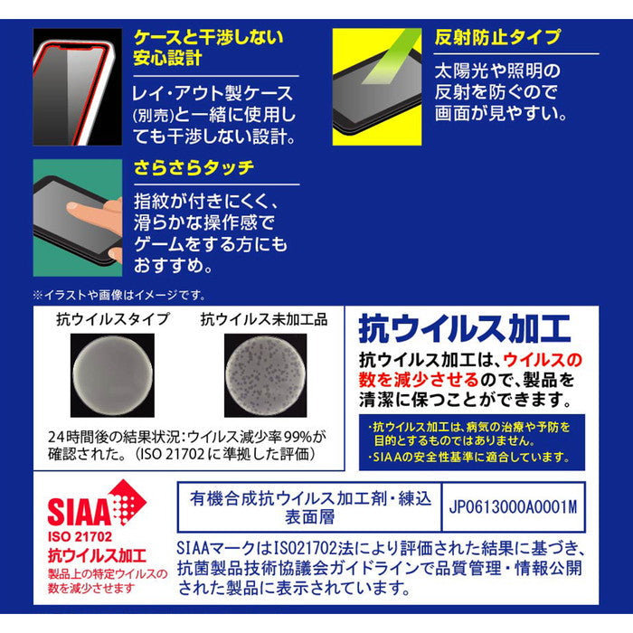 フィルム 指紋 反射防止 抗ウイルス