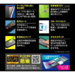 ガラスフィルム 防埃 10H ブルーライトカット 反射防止