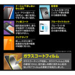 フィルム 10H ガラスコート 衝撃吸収 ブルーライトカット 光沢