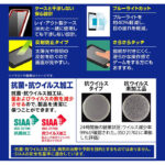 フィルム 衝撃吸収 ブルーライトカット 反射防止 抗菌・抗ウイルス