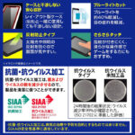 フィルム 衝撃吸収 ブルーライトカット 反射防止 抗菌・抗ウイルス
