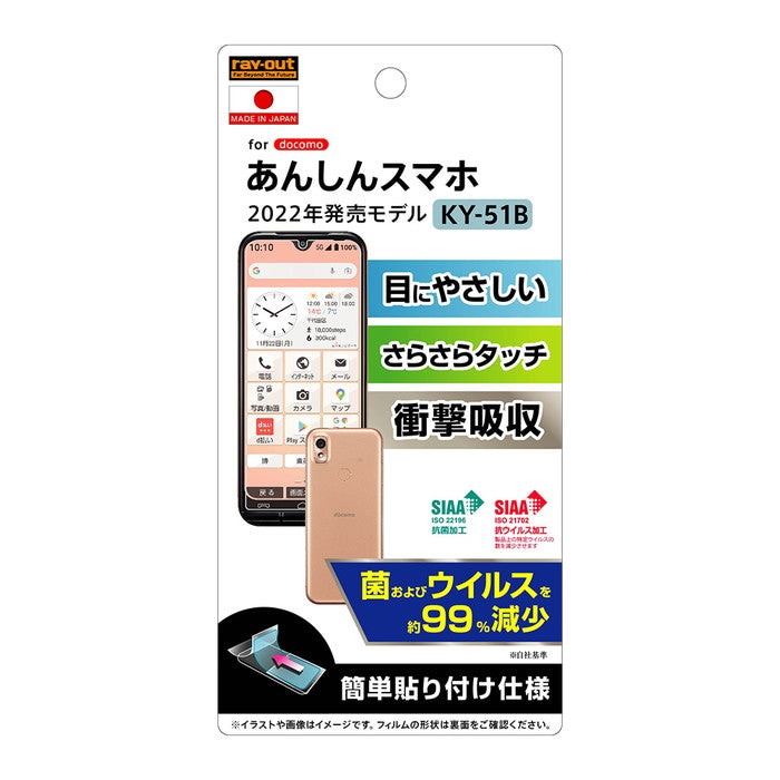 フィルム 衝撃吸収 ブルーライトカット 反射防止 抗菌・抗ウイルス