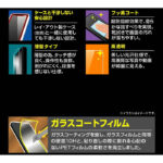 フィルム 10H ガラスコート 極薄 光沢 指紋認証対応