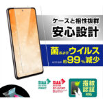 フィルム 指紋防止 光沢　抗菌・抗ウイルス　指紋認証対応
