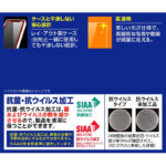 フィルム 指紋防止 光沢　抗菌・抗ウイルス　指紋認証対応