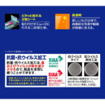 フィルム 指紋防止 光沢 抗菌・抗ウイルス