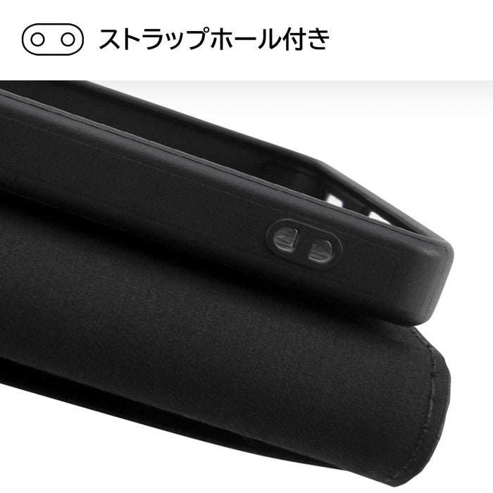 『ディズニーキャラクター』/耐衝撃 手帳型レザーケース シンプル