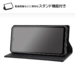 『ディズニーキャラクター』/耐衝撃 手帳型レザーケース シンプル