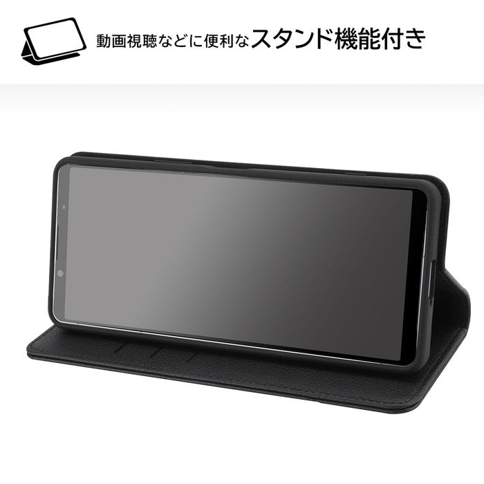 『ディズニーキャラクター』/耐衝撃 手帳型レザーケース シンプル