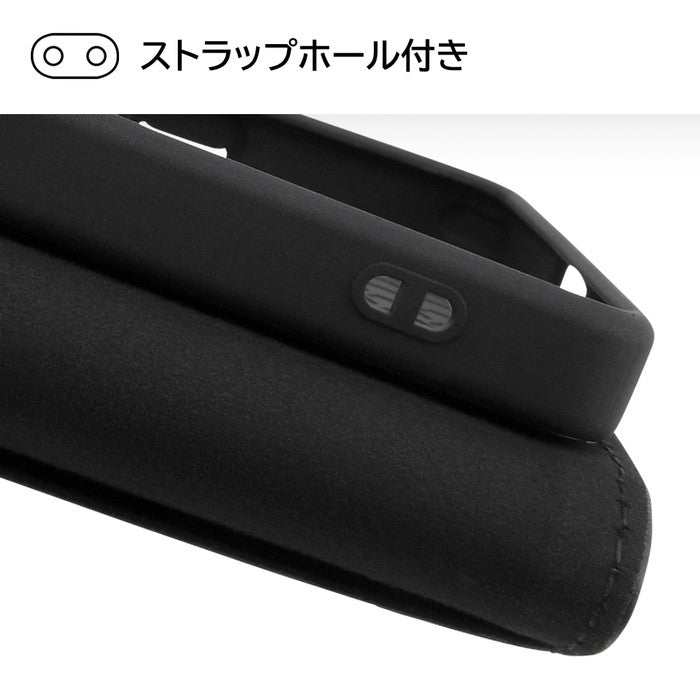 『ディズニーキャラクター』/耐衝撃 手帳型レザーケース シンプル