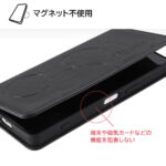『ディズニーキャラクター』/耐衝撃 手帳型レザーケース シンプル