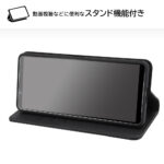 『ディズニーキャラクター』/耐衝撃 手帳型レザーケース シンプル