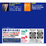 フィルム 指紋防止 光沢 抗菌・抗ウイルス