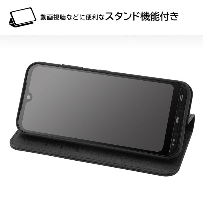 『ディズニーキャラクター』/耐衝撃 手帳型レザーケース シンプル