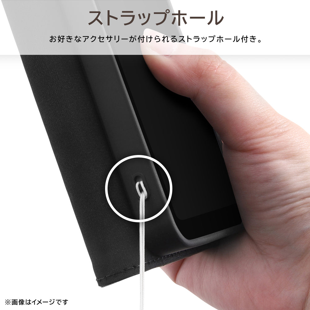 『ディズニーキャラクター』/耐衝撃 手帳型レザーケース シンプル