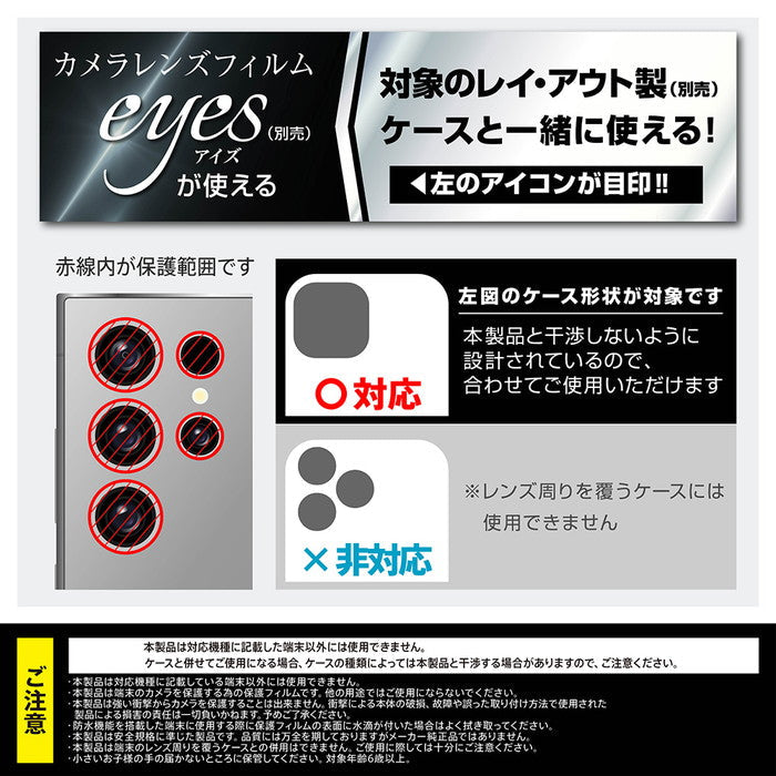 Like standard カメラ ガラスフィルム 10H eyes 単眼 レンズカバー 5枚 1セット入り
