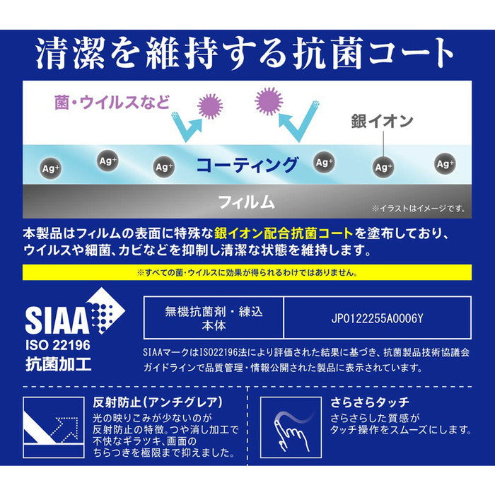 フィルム 指紋防止 光沢 抗ウイルス