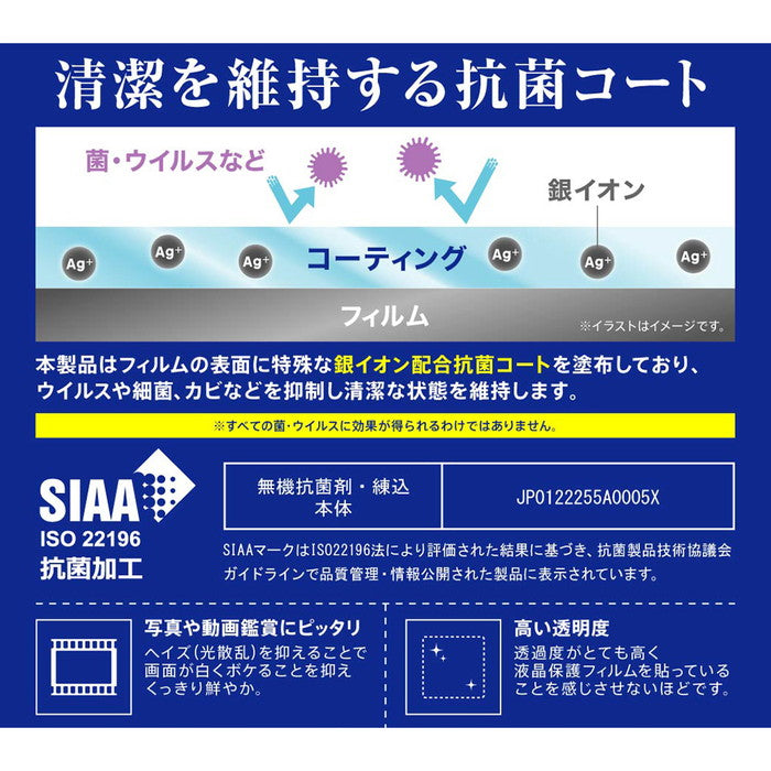 フィルム 指紋防止 光沢 抗ウイルス