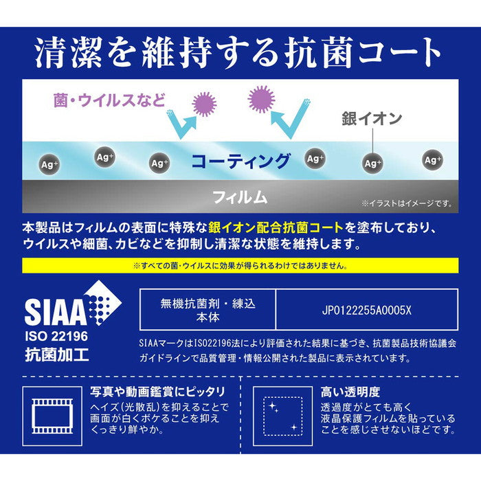 フィルム 指紋防止 光沢 抗ウイルス