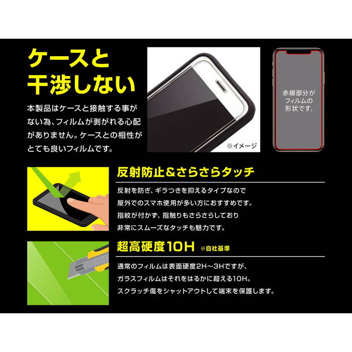ガラスフィルム 10H 反射防止 ソーダガラス