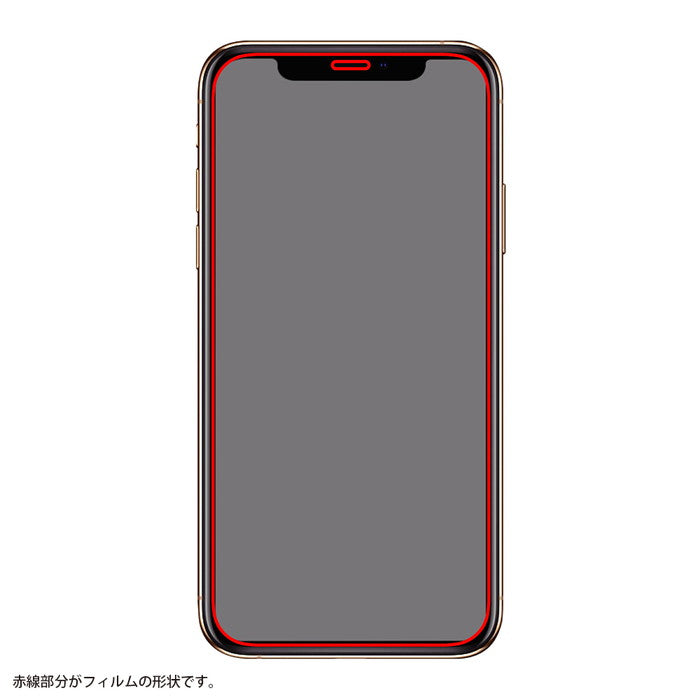 ガラスフィルム 防埃 10H 反射防止 レシーバーネット付