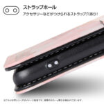 ディズニー キャラクター 手帳型ケース ホットスタンプ ワンポイント