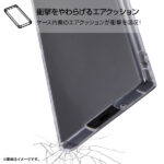 スマホハイブリッドケース 衝撃吸収 6Hコート クリア