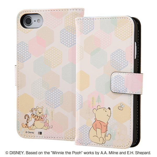 スマホブックカバーケース ミッキーマウス14 / くまのプーさん17