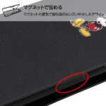 手帳型アートケース マグネット スリム ディズニー