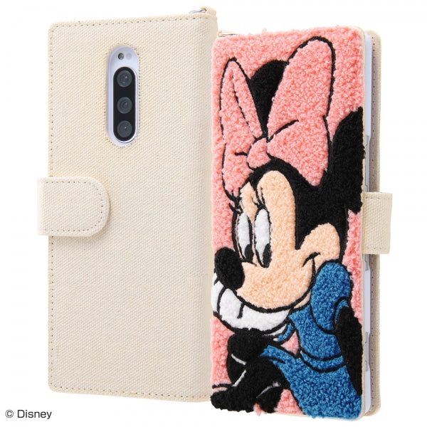 『ディズニーキャラクター』/手帳型ケース サガラ刺繍 / ミニー