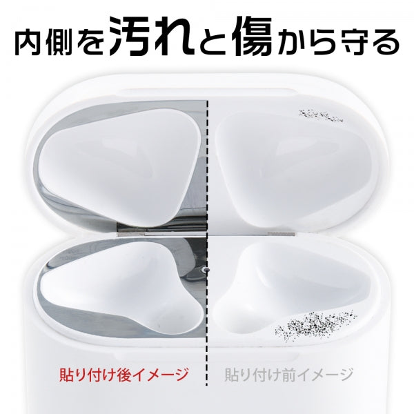 AirPods 第1世代用】ダストガード 傷防止 スキンシール