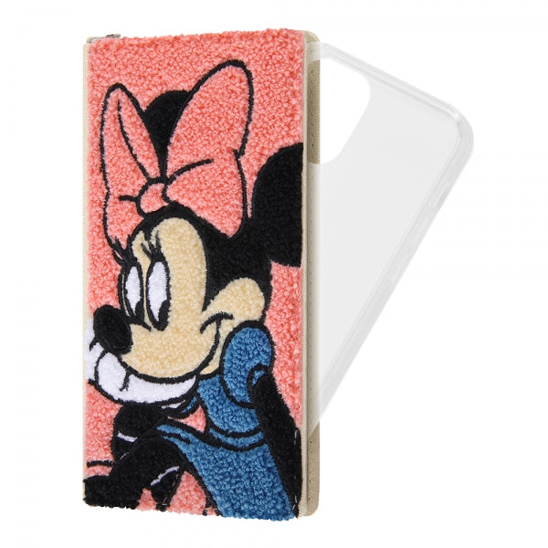 手帳型 FLEX CASE サガラ刺繍 ディズニー / 『ミニーマウス』