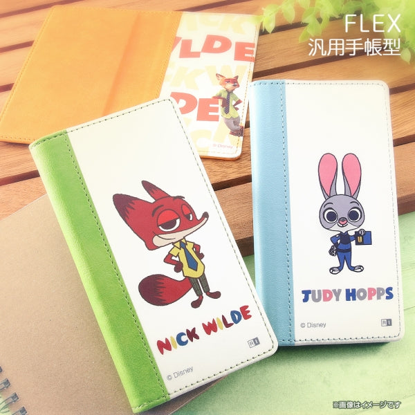 手帳型ケース FLEX バイカラー01 M ディズニー