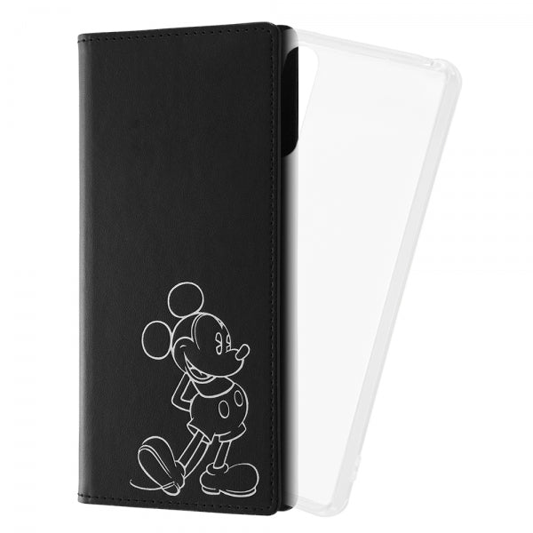 『ディズニーキャラクター』_手帳型 FLEX CASE ホットスタンプ / 『ミッキーマウス』