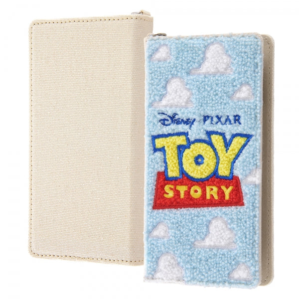 汎用 『ディズニー・ピクサーキャラクター』/手帳型ケース FLEX Sサイズ サガラ刺繍 / 『トイ・ストーリー/ロゴ』