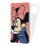 『ディズニーキャラクター』/手帳型 FLEX CASE サガラ刺繍/ミッキーマウス