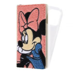 『ディズニーキャラクター』/手帳型 FLEX CASE サガラ刺繍/ミッキーマウス