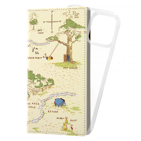 『ディズニーキャラクター』/手帳型アートケース FLEX CASE/ミニーマウス_016 / くまのプーさん_044