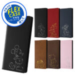 『ディズニーキャラクター』/手帳型 FLEX CASE ホットスタンプ/『ミッキーマウス』